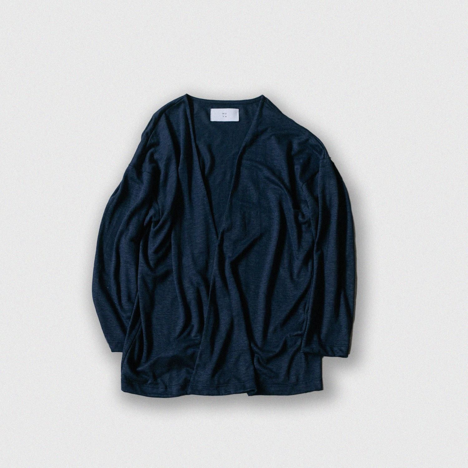 Linen relax cardigan/4color/No.2217 - MUYA SHOP