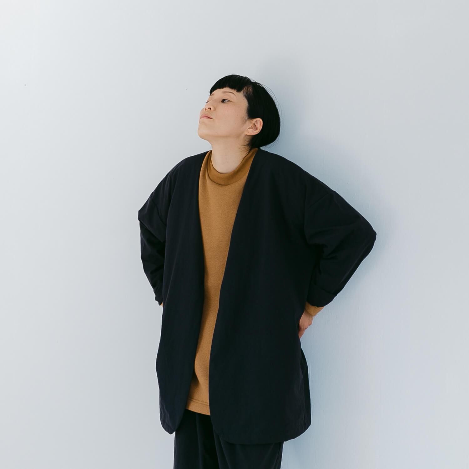 Nylon round cardigan/3color/No.2424 - MUYA SHOP