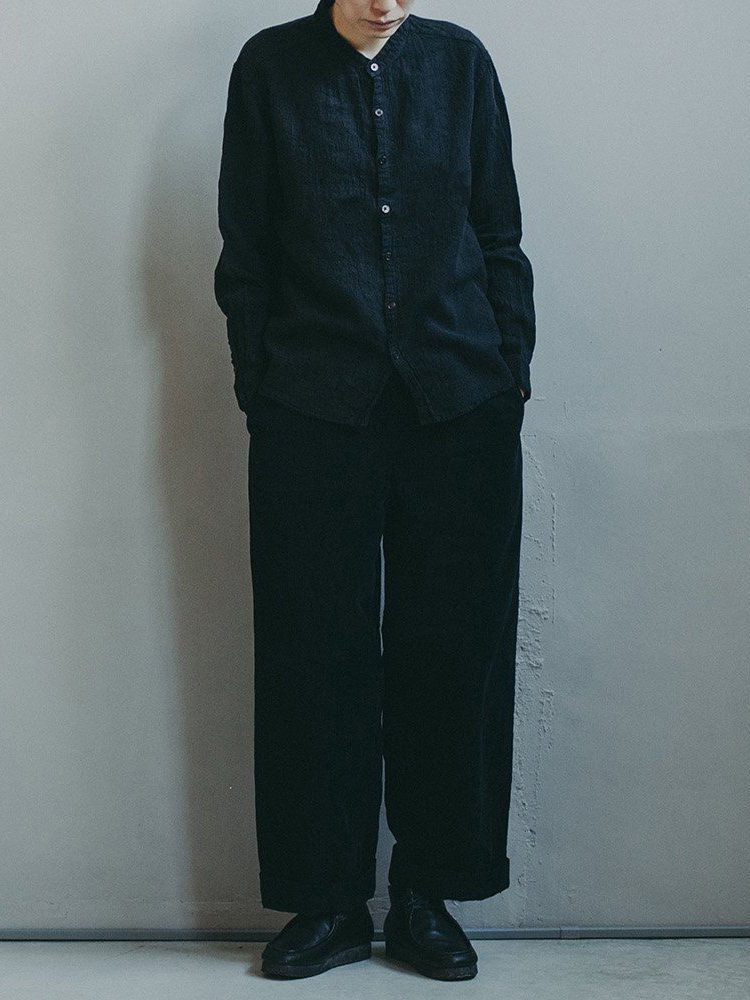 OVERDYE MUYA<br />40/1 Atelier shirts relax<br />stand collar<br />c/#5