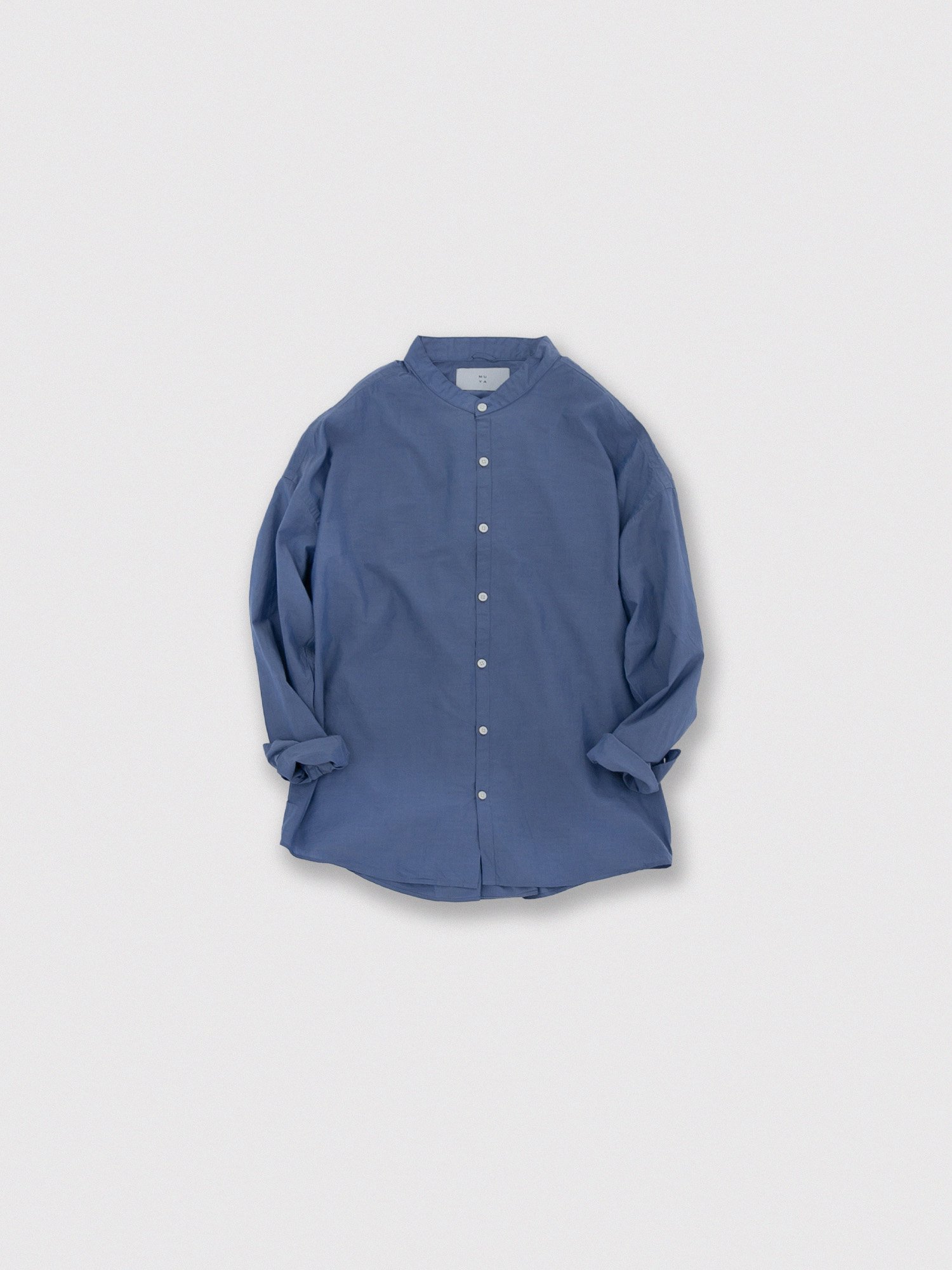 Drop Shoulder<br /> Atelier shirts stand collar
