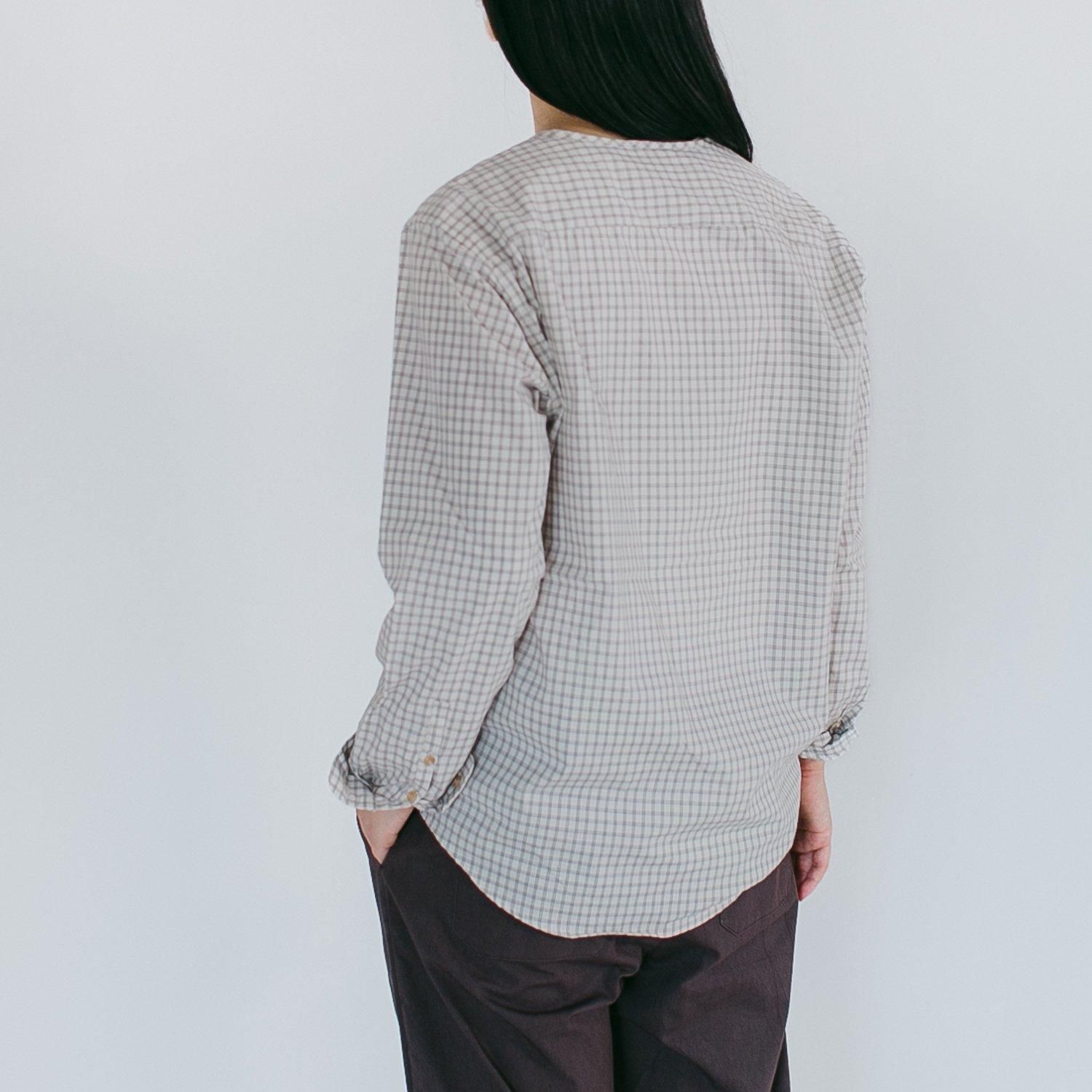 MUYAチェック柄シャツ1