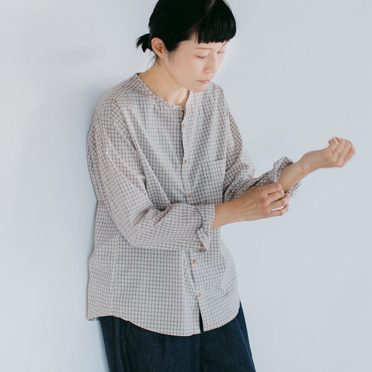 MUYAチェック柄シャツ1