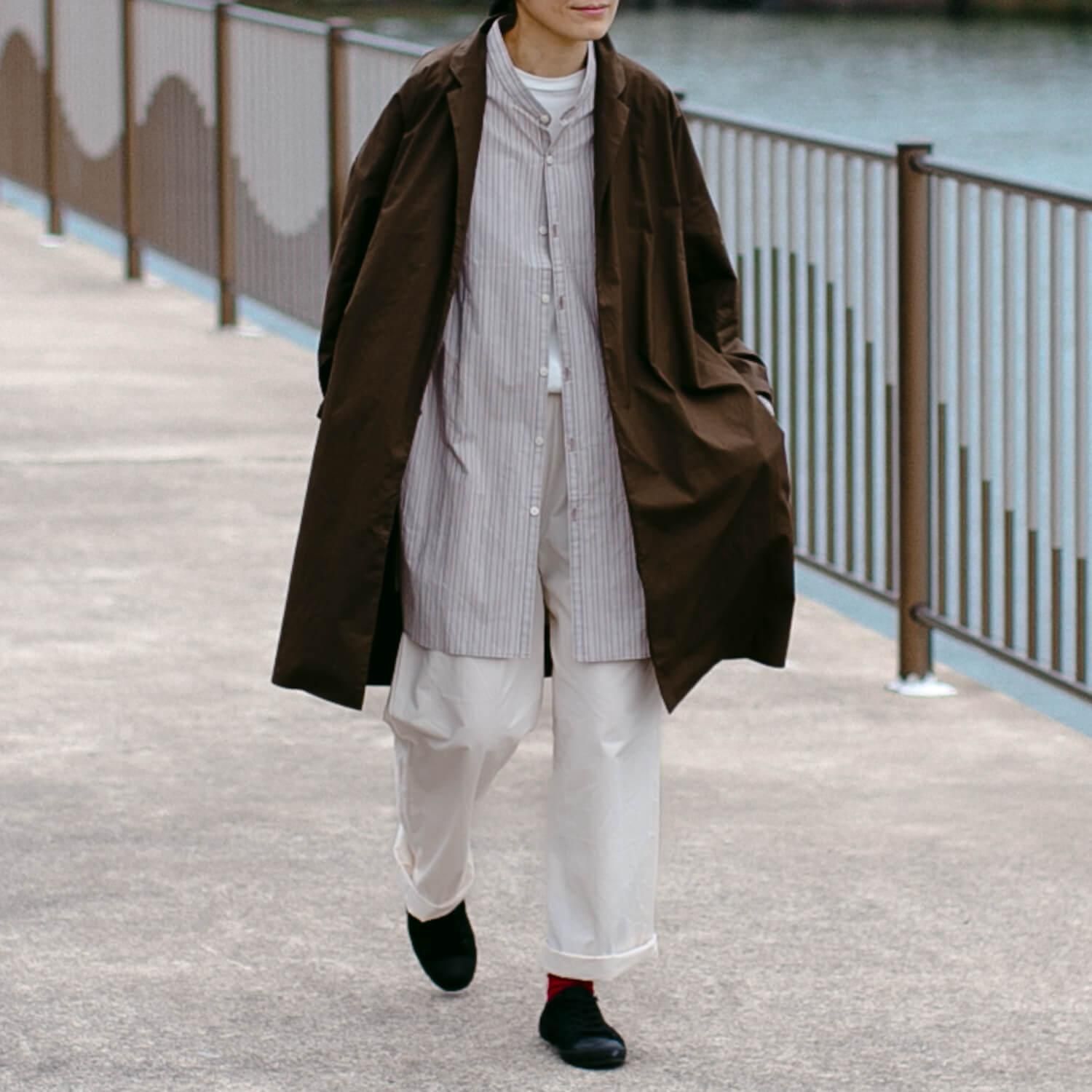 Livery coat tailored collar/limited 2color/No.2109/KI - MUYA
