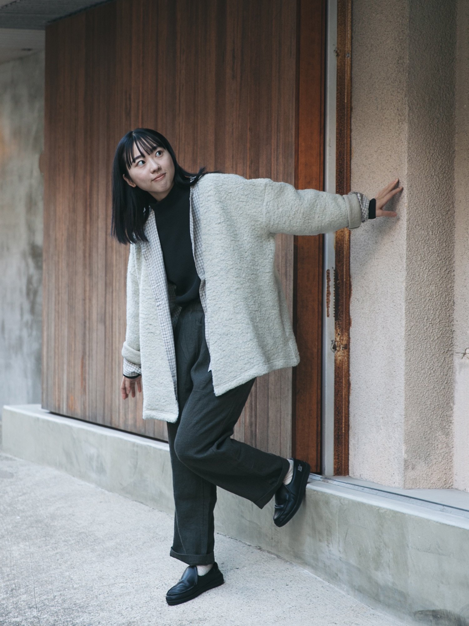 Wool relax cardigan<br />/3color<br />/No.2488