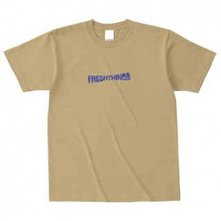 SPINNING LOGO TEE / SAND