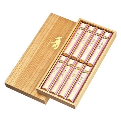 ご進物線香　堺　梅栄堂　九重の花 短寸大把10把入平箱塗箱　新品　送料無料 ご進物線香 堺 梅栄堂 九重の花 短寸大把10把