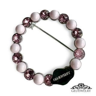 Brooch A Powder Pink