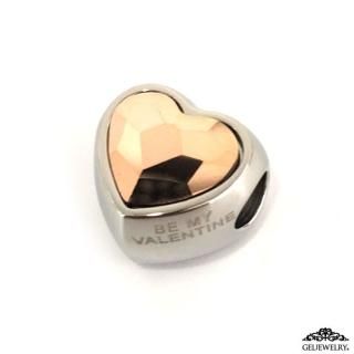BeCharmed Valentine Gold Heart