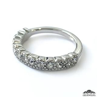 <img class='new_mark_img1' src='https://img.shop-pro.jp/img/new/icons8.gif' style='border:none;display:inline;margin:0px;padding:0px;width:auto;' />Half Eternity Ring A Crystal & Silver