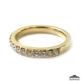 <img class='new_mark_img1' src='https://img.shop-pro.jp/img/new/icons8.gif' style='border:none;display:inline;margin:0px;padding:0px;width:auto;' />Half Eternity Ring B Crystal & Gold