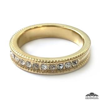 <img class='new_mark_img1' src='https://img.shop-pro.jp/img/new/icons8.gif' style='border:none;display:inline;margin:0px;padding:0px;width:auto;' />Half Eternity Ring D Crystal & Gold