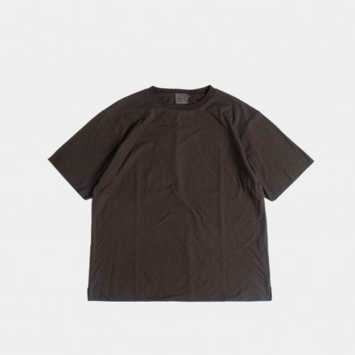comm.arch./  DOUBLE LAYERED S/S TEE 「Burnt Brown」
