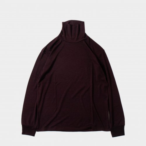 comm.arch. / Super 120's Merino High Neck P/O 「Red Beans」