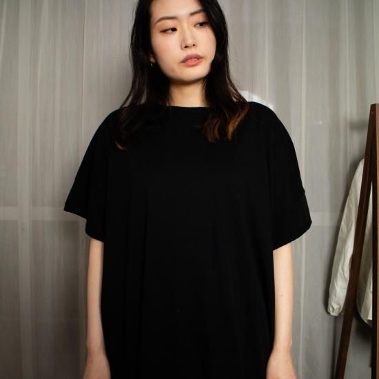 【希少】MITTAN SUVIN半袖ワイド平面T 濃紺×藍（濃）絞り サイズ2 MITTAN ミッタン「suvin半袖ロング平面T T-07」－WEEKENDER SHOP