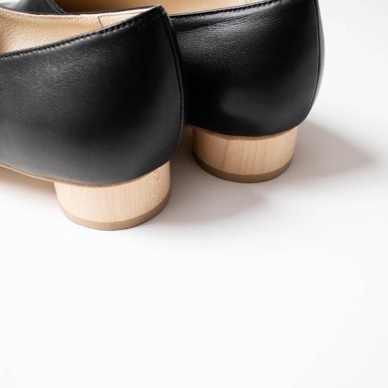 _Fot フォート wood heel mule sandals soft_circle(maple