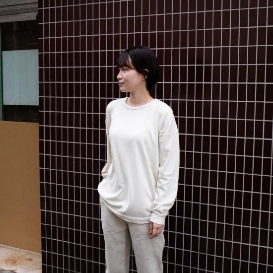 T-10]MITTAN(ミタン/ミッタン)強撚絹袖糸ワイド長袖 | MITTAN