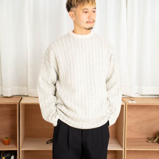 YOKO SAKAMOTO ヨーコサカモト 「NOMAD KNIT BIG SWEATER」- WEEKENDER 