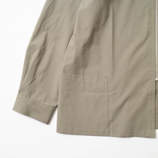 THE HINOKI (ザ ヒノキ) 「OG Cotton Poplin Zip Shirt