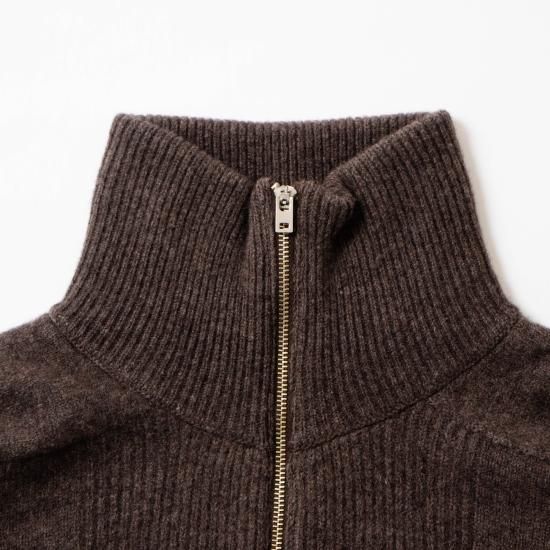 宅配便配送 THE Sweat Half HINOKI / ヒノキ) wool zip (ザ jacket Zip