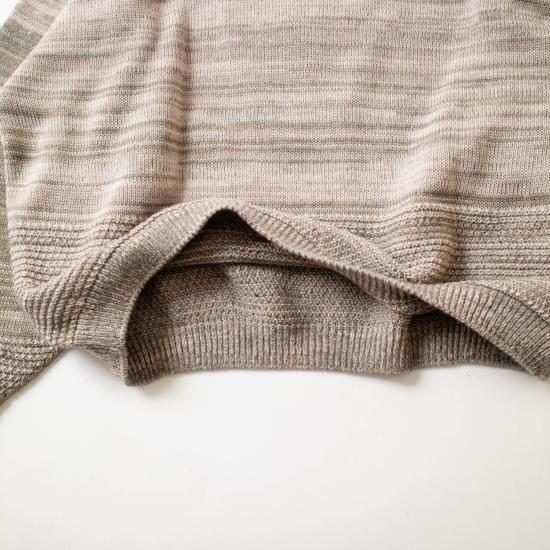 tamaki niime タマキニイメ「PO knit グリ」- WEEKENDER SHOP ANDEL