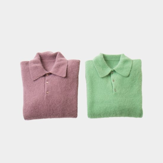 JöICEADDED ジョイスアディッド 「Knit Polo Shirt」- WEEKENDER SHOP