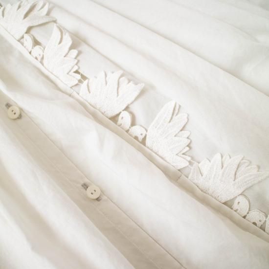 ワンピース Eaphi EMBROIDERY LINEN LIKE ONEPIECE EMBROIDERY LINEN LIKE ONEPIECE