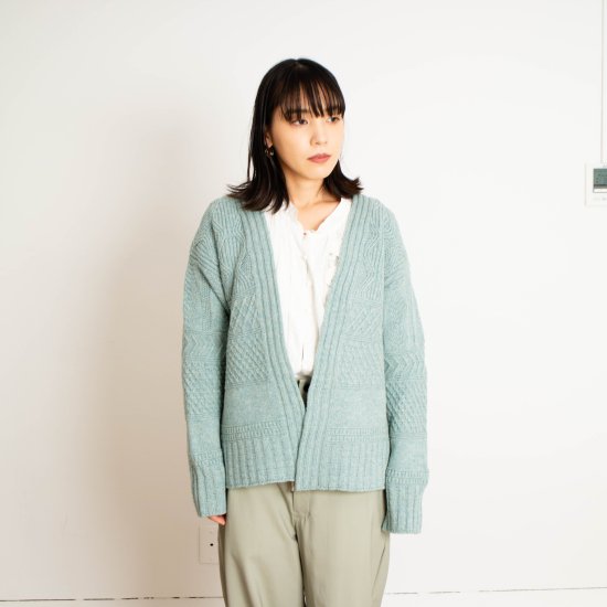 ASEEDONCLOUD アシードンクラウド 「Cable cardigan」- WEEKENDER SHOP