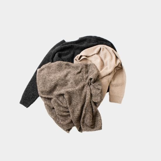 comm.arch. コム・アーチ「Alpaca Little Boa Fleece C/D