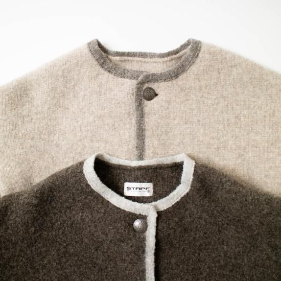 STAPF シュタップ 「ROUNDNECK OVERSIZE TYROLEAN JACKET STAPF シュタップ 「ROUNDNECK OVERSIZE TYROLEAN JACKET