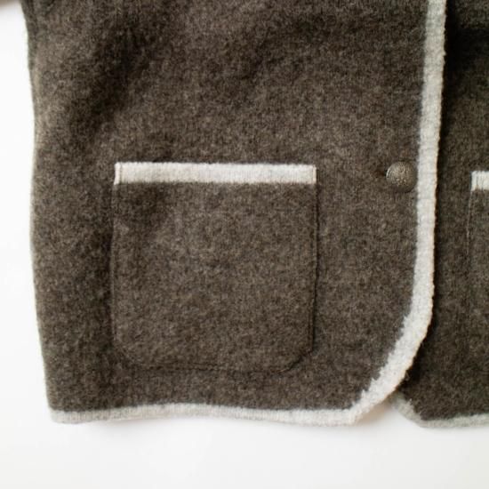 STAPF シュタップ 「ROUNDNECK OVERSIZE TYROLEAN JACKET STAPF シュタップ 「ROUNDNECK OVERSIZE TYROLEAN JACKET