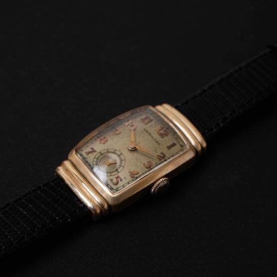 HAMILTON 90年代　ビンテージ　腕時計 ハミルトン レクタンギュラー EMERSON 1940年代製 10KGF