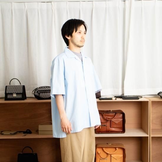 YOKO SAKAMOTO ヨーコサカモト 「OPEN COLLAR SHIRT」- WEEKENDER SHOP