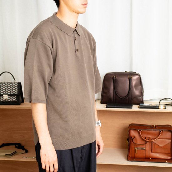 comm.arch. コム・アーチ「Supima Knitted Polo S/S」－ WEEKENDER SHOP