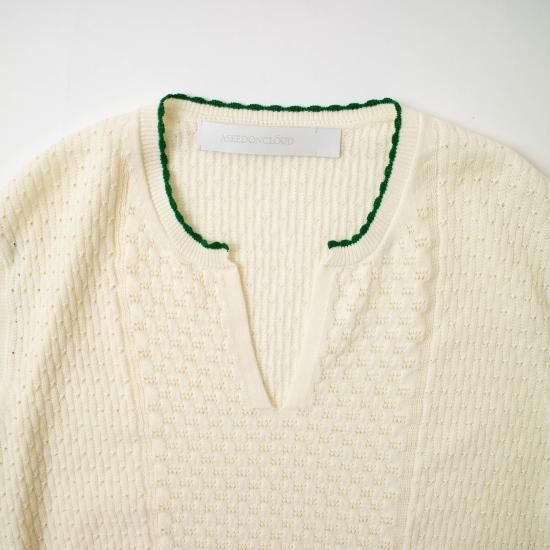 ASEEDONCLOUD アシードンクラウド 「Jiyusou lace knit vest ASEEDONCLOUD アシードンクラウド 「Jiyusou lace knit vest