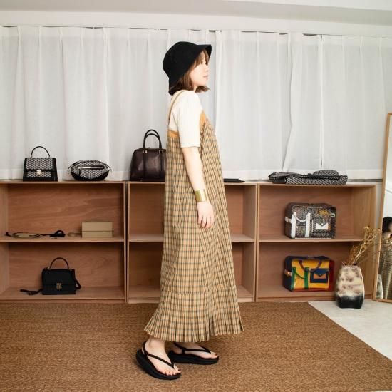 SUSURI ススリ 「フルッタードレス 23-221」 - WEEKENDER SHOP ANDEL SUSURI ススリ 「フルッタードレス 23-221」 - WEEKENDER SHOP ANDEL