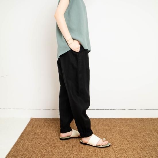 ŠP(エシュペー) 「1/60 LINEN TROUSERS」-WEEKENDER SHOP ANDEL ŠP(エシュペー) 「1/60 LINEN TROUSERS」-WEEKENDER SHOP ANDEL