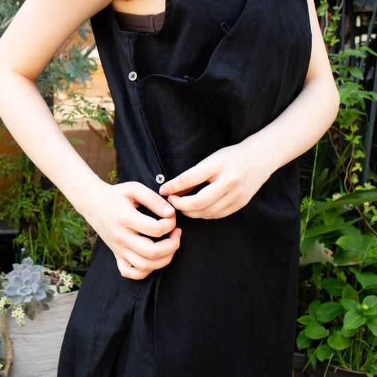 ŠP(エシュペー) 「1/60 LINEN / HUE DRESS-NO SLEEVE ŠP(エシュペー) 「1/60 LINEN / HUE DRESS-NO SLEEVE