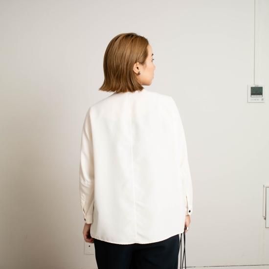 新品ノーコントロールエアー　24AW フィブリルシャツポプリンノーカラーシャツ NO CONTROL AIR ノーコントロールエアー 「フィブリルレーヨン