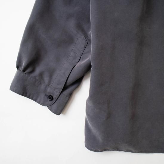 新品ノーコントロールエアー　24AW フィブリルシャツポプリンノーカラーシャツ 新品ノーコントロールエアー 24AW フィブリルシャツポプリンノー