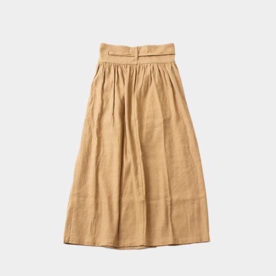 MITTAN ミッタン「綾織絹麻巻きスカート SK-04」－WEEKENDER SHOP