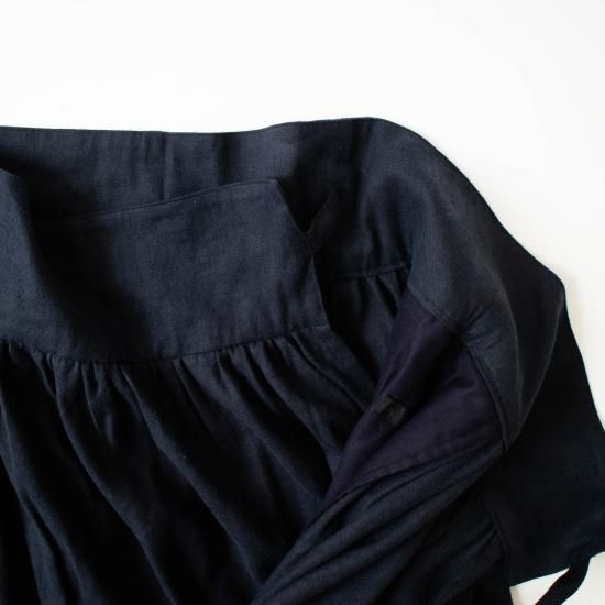 MITTAN ミッタン「綾織絹麻巻きスカート SK-04」－WEEKENDER SHOP