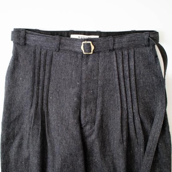 SUSURI ススリ 「コネマラパンツ 23-552」 - WEEKENDER SHOP ANDEL SUSURI ススリ 「コネマラパンツ 23-552」 - WEEKENDER SHOP ANDEL