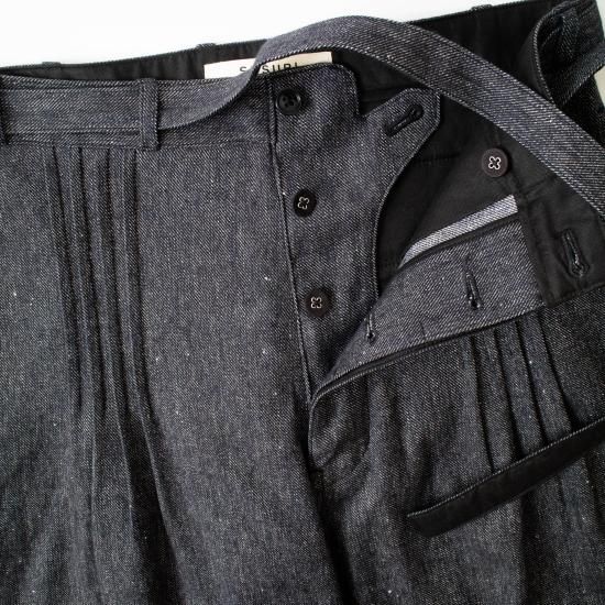 SUSURI ススリ 「コネマラパンツ 23-552」 - WEEKENDER SHOP ANDEL SUSURI ススリ 「コネマラパンツ 23-552」 - WEEKENDER SHOP ANDEL