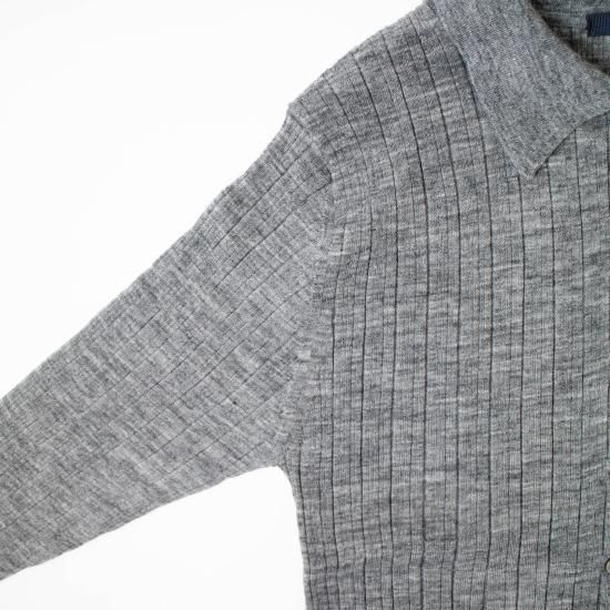 YLEVE（イレーヴ）「ALPACA SHEER K/N POLO C/D」 - WEEKENDER