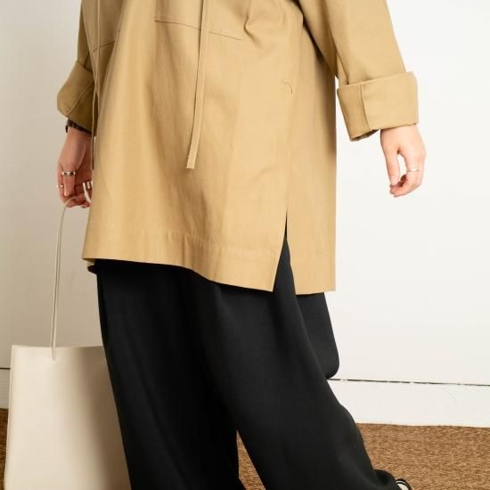 YLEVE（イレーヴ）「COTTON LINEN HIGH TWIST GABARDINE TUNIC