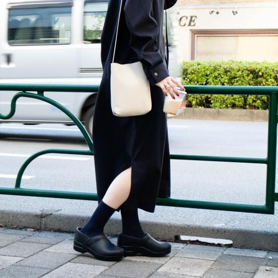 美品 YLÈVE / COTTON GABARDINE イレーヴ YLEVE（イレーヴ）「COTTON LINEN HIGH TWIST GABARDINE TUNIC OP