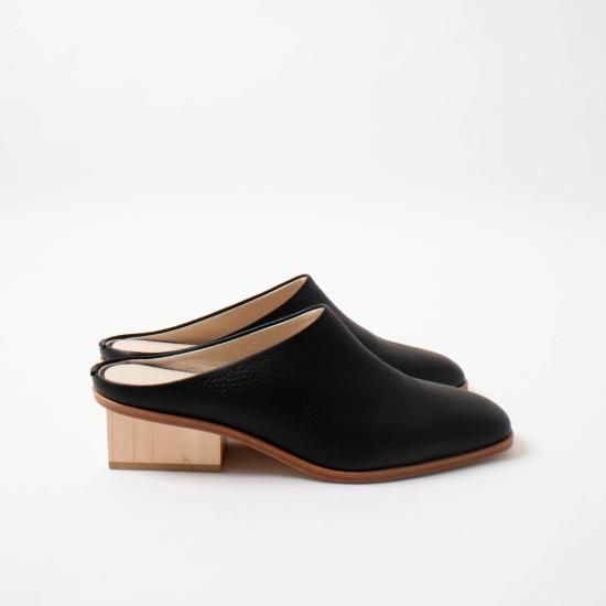_fot フォート 「wood heel mules_square □」 - WEEKENDER SHOP