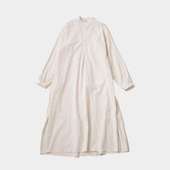 ŠP（エシュペー） 「ORGANIC COTTON OXFORD / BAND COLLAR SHIRT