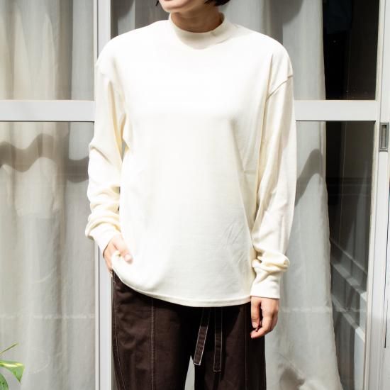 comm.arch. コム・アーチ「Super 120's Merino Mock Neck P/O