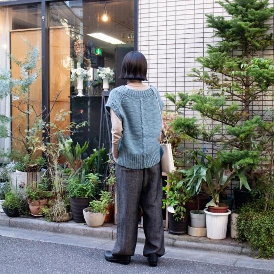 comm.arch. コム・アーチ「Wool Linen Wide Pants」- WEEKENDER comm.arch. コム・アーチ「Wool Linen Wide Pants」- WEEKENDER